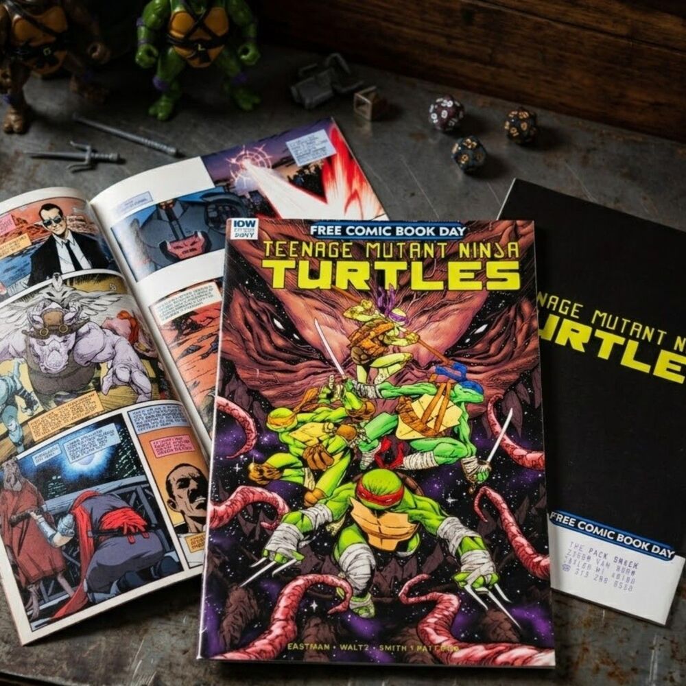 TMNT 2017 FCBD Prelude to Dimension X IDW Teenage Mutant Ninja Turtles Comic